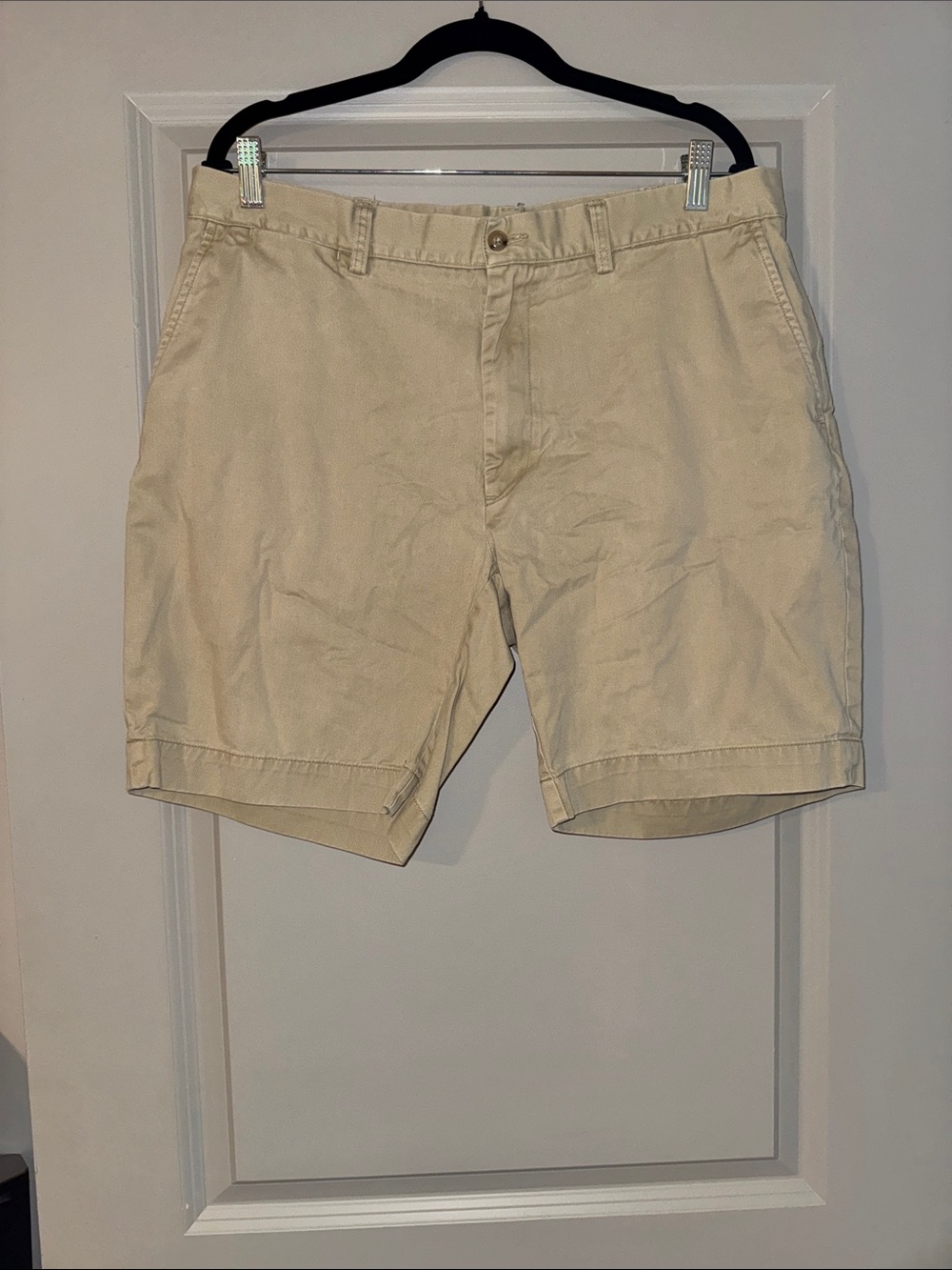 Polo by Ralph Lauren Light Beige Flat Front Chino Shorts